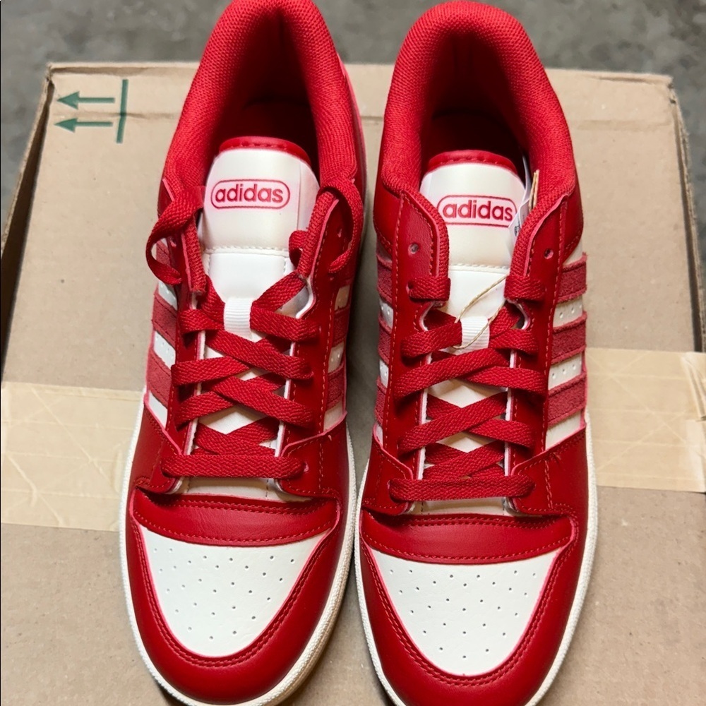 Adidas Break Start Red Sneakers Men’s size 9 Women’s Size 10